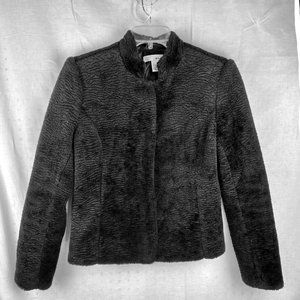 Black Fleece Coat Size 4 Light Weight